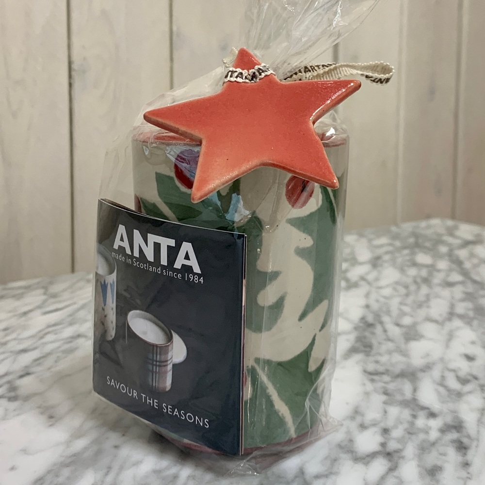 ANTA, Holly Candle Beaker with Decoration